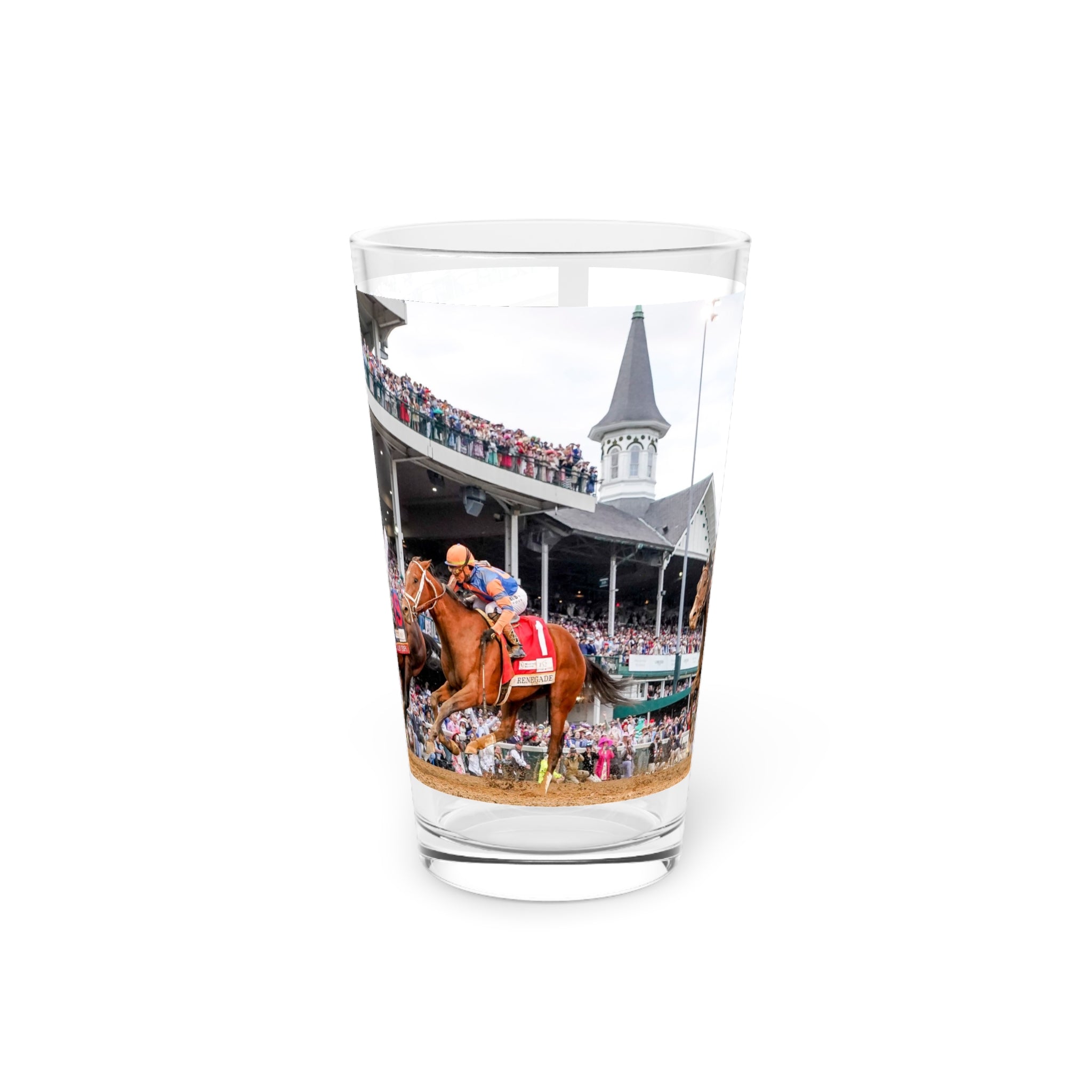 Derby Day Pint Glass — Kentucky Horse Racing 16oz